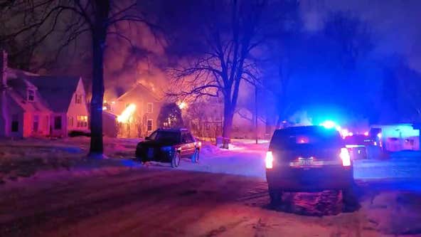 House a total loss after overnight fire in Diamond Lake neighborhood
