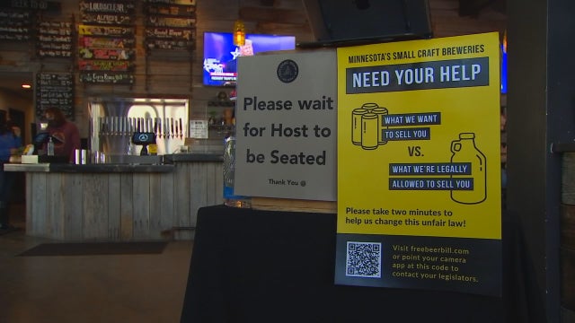 Minnesota breweries push to change law preventing them from selling beer in smaller amounts