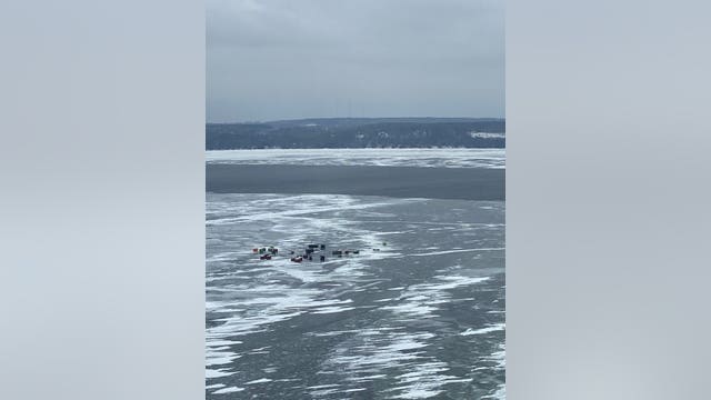66 people rescued from ice floes adrift in Door County, Wisconsin