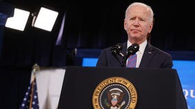 Biden doubles COVID-19 vaccination goal, addresses border crisis in 1st White House press conference