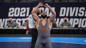Gable Steveson caps Gophers' wrestling career with 2nd straight national title