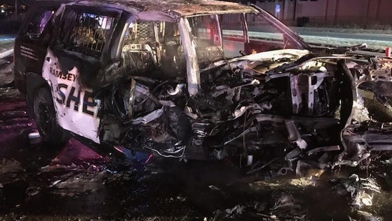 Ramsey County deputy injured in overnight crash in Arden Hills, says union