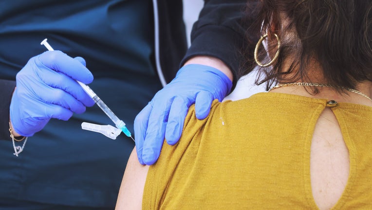 Residents Of L.A.'s Koreatown Get COVID-19 Vaccination