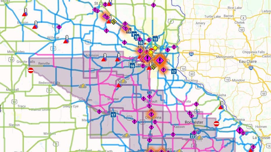 Crash reports in Minnesota
