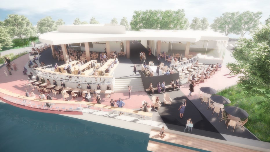 Bde Maka Ska pavilion rebuild Concept B