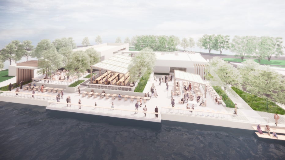 Bde Maka Ska pavilion rebuild Concept A