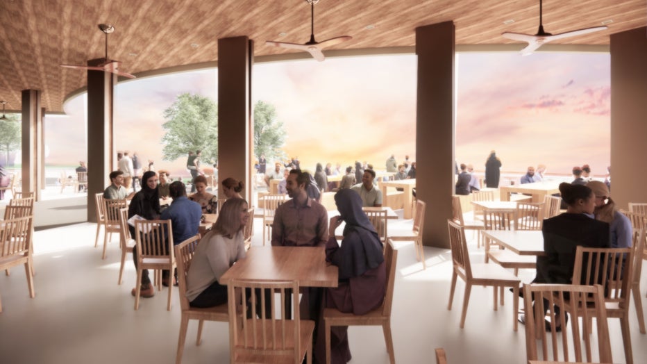 Bde Maka Ska pavilion rebuild Concept B