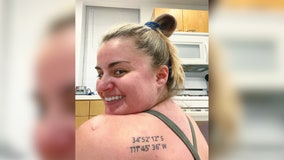 ‘I was so close’: Woman gets wrong coordinates for Sedona, Arizona tattooed on body