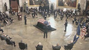 Fallen Capitol Police officer William ‘Billy’ Evans lies in honor at US Capitol