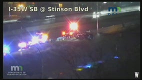 Woman dies after crash on I-35W in Minneapolis