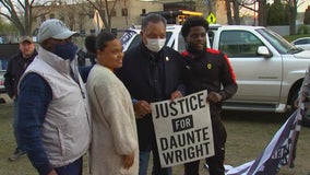 Rev. Jesse Jackson joins protesters in Brooklyn Center for Wright rally