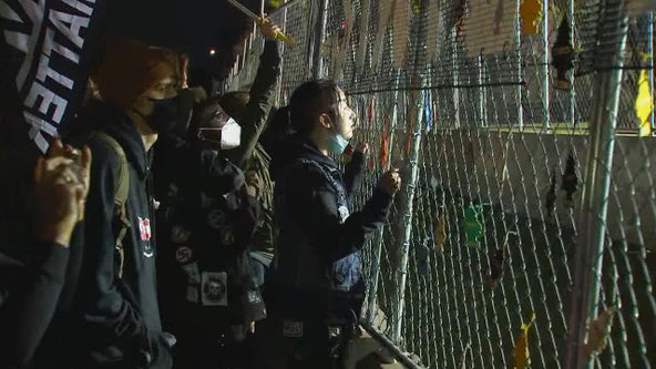 Protests in Brooklyn Center remain calm as Saturday night curfew goes in effect
