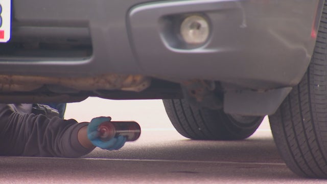 St. Paul police help residents mark catalytic converters as theft of car parts becomes rampant
