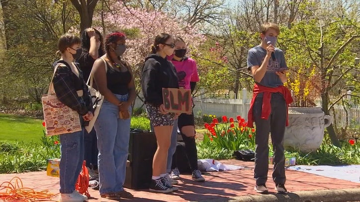 U of M students call for police changes at rally on Gabel's lawn - Vimarsana News