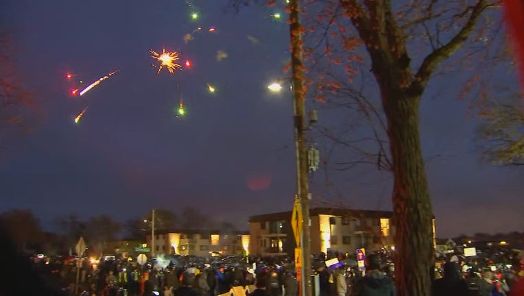 fireworks protest