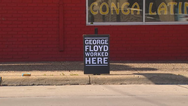 george floyd sign