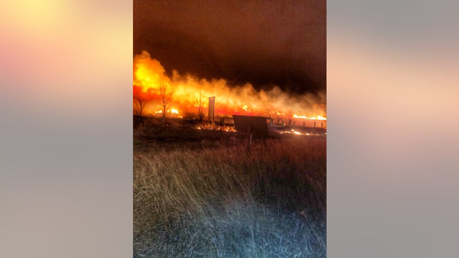Monday Oxcart fire
