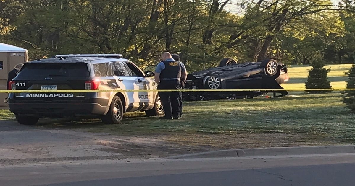 Car flips, rolls on top of driver in fatal Minneapolis crash | FOX 9 ...