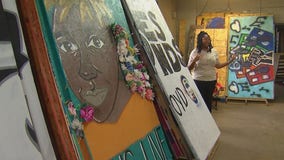 Group prepares to showcase plywood murals made after the death of George Floyd