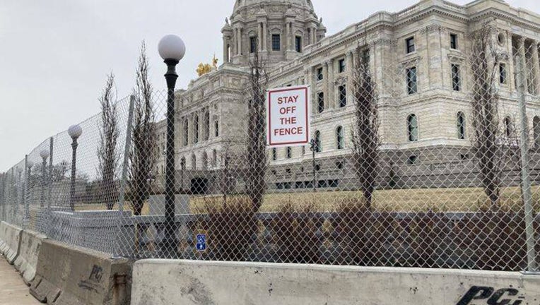 minnesota state capitol security fence