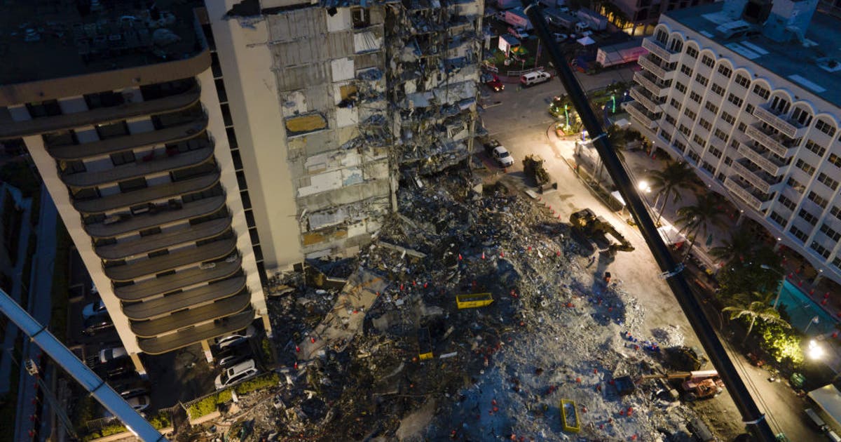Florida condo collapse death toll rises to 18 after 2 children found in ...