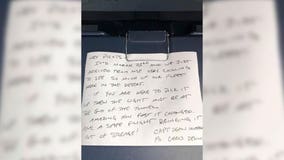 Delta pilot's March 2020 note rediscovered as plane returns to service