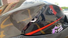 Police seeking driver who shot motorcyclist's gas tank while driving on Blaine road