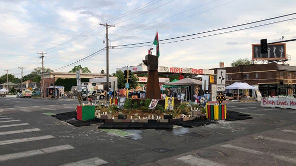 George Floyd Square briefly reopens to vehicle traffic again