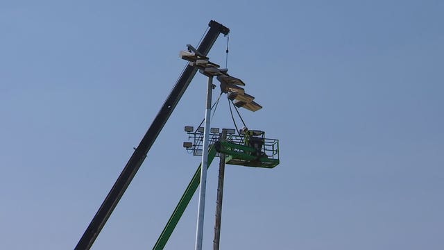 Adam Thielen, partners fund new lighting system at Brooklyn Center stadium