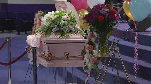 'Enough is enough': Family, community gathers for wake of slain six-year-old girl