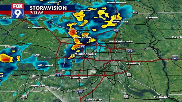 More rain, storm potential for Minnesota Sunday