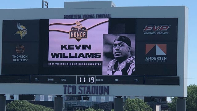 Vikings inducting Kevin Williams to Ring of Honor Sunday