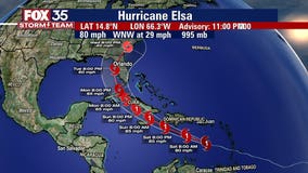 Hurricane Elsa weakens as storm continues across Caribbean; Florida remains in projected path