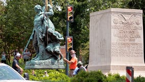 Charlottesville takes down Lewis, Clark and Sacagawea statue after Confederate removals