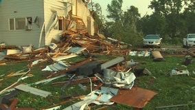 Tornado damages houses, crops in western Wisconsin