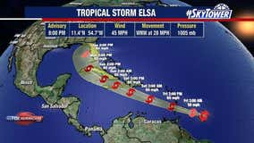 Tropical Storm Elsa forms as fifth named storm of hurricane season