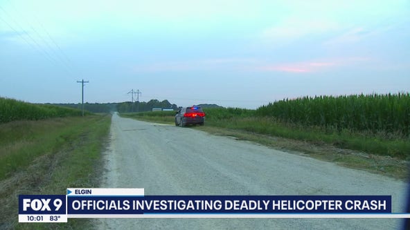Pilot killed in helicopter crash near Elgin, Minnesota