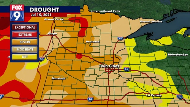 Drought intensifying in Minnesota