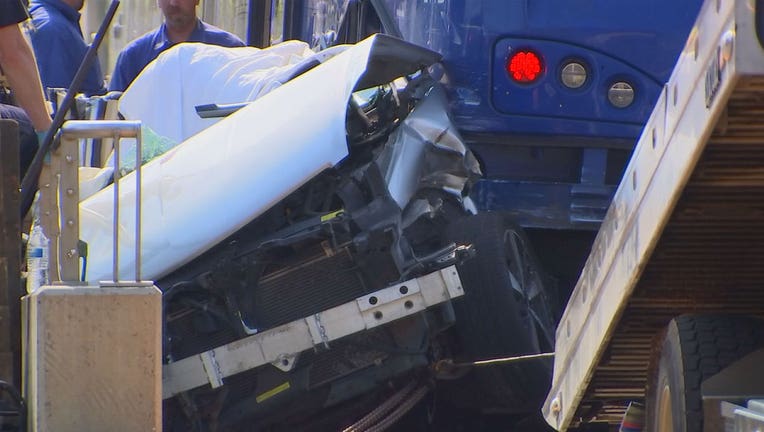 Green Line train car crash