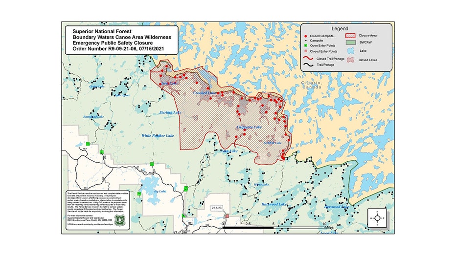 New restrictions in Boundary Waters due to Canadian fires