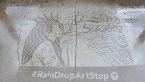 Metro Transit unveils rain art at more than a dozen bus, LRT stops