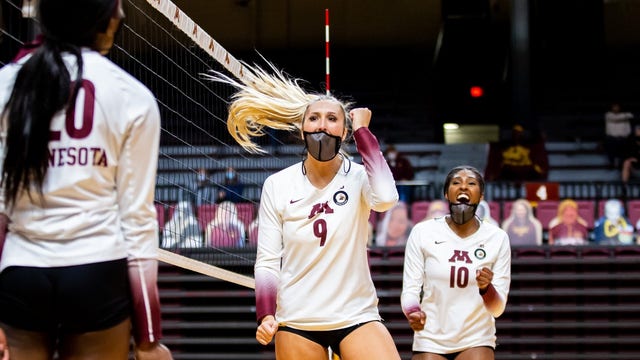 Gophers rally for 5-set win over Baylor in NCAA Sweet 16