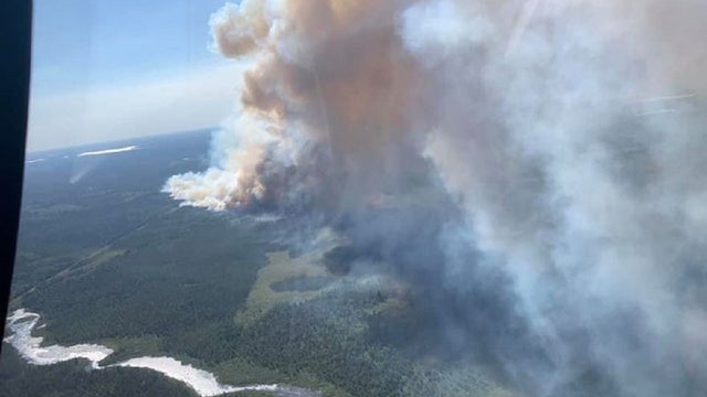 135 properties evacuated due to Greenwood fire