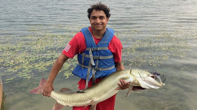 Minneapolis man catches 54.5-inch musky on Bde Maka Ska