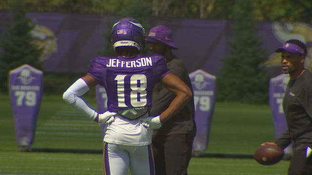 Vikings WR Justin Jefferson: 'It felt amazing' to be back at practice
