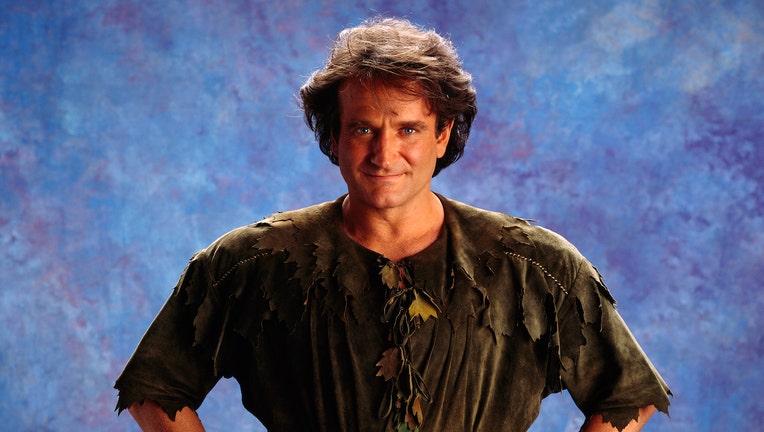 Robin Williams as Peter Pan for the Film Hook