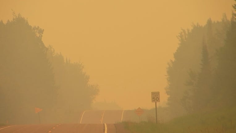 Greenwood fire northern Minnesota