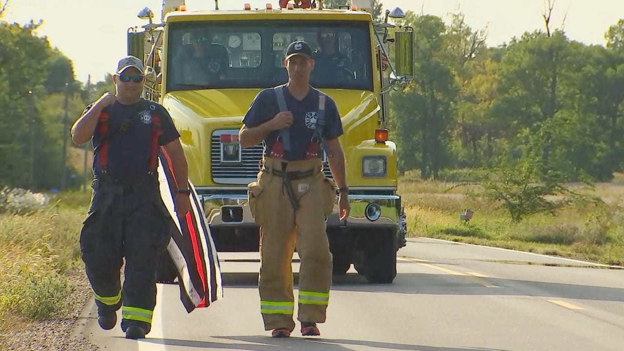 Minnesota firefighter walking 200 miles to raise awareness about