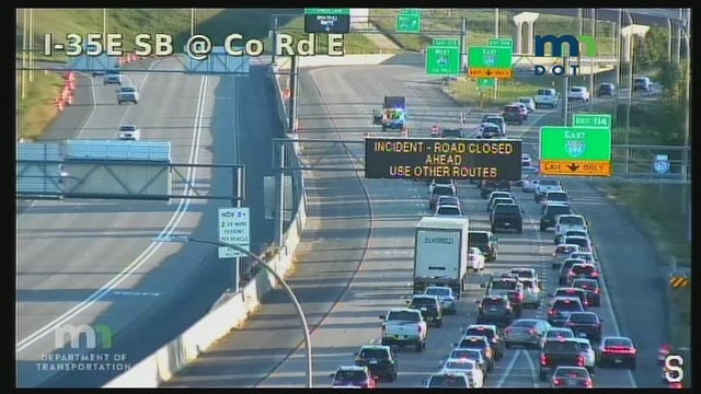 Highways reopen after police situation closes I-694 at I-35E