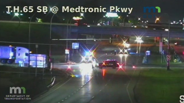 Car cut in half in crash on Hwy. 65 in Fridley, killing driver